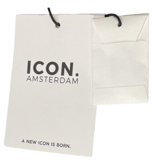 Icon Amsterdam Pants Mens 36 Gray Tech Trousers Deep Stone Golf Business Casual - Picture 6 of 8